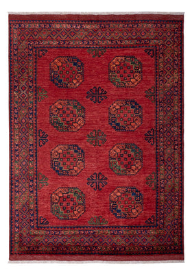 Afghaans tapijt - Kunduz - 246 x 180 cm - rood
