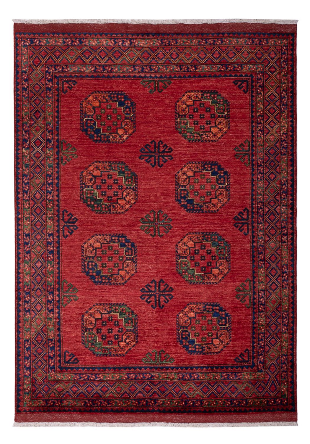 Afghaans tapijt - Kunduz - 246 x 180 cm - rood