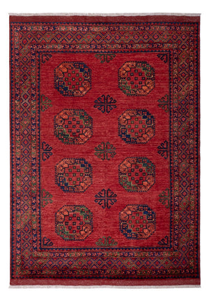 Afghaans tapijt - Kunduz - 246 x 180 cm - rood