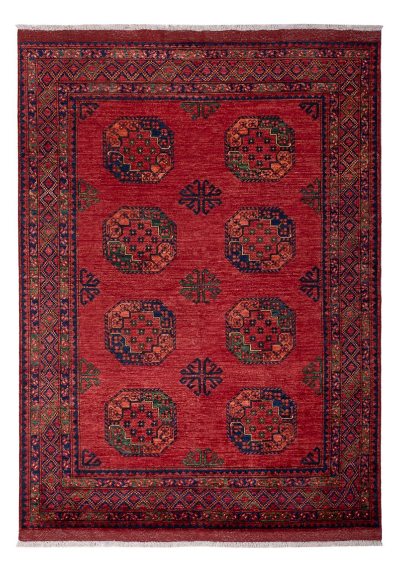 Afghaans tapijt - Kunduz - 246 x 180 cm - rood