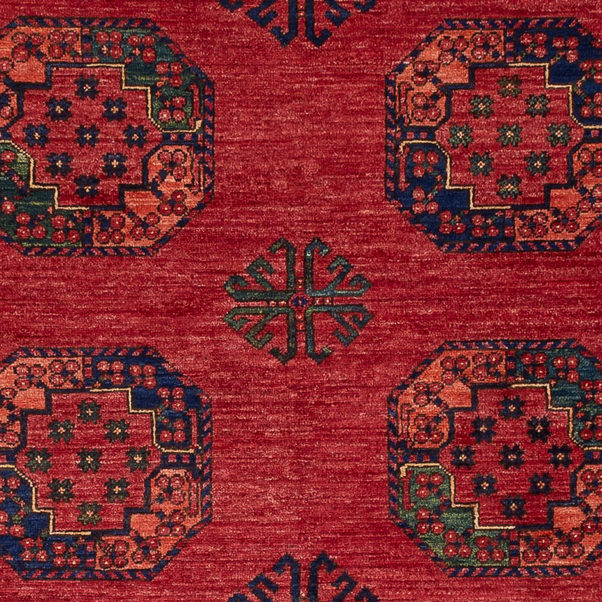 Afghaans tapijt - Kunduz - 246 x 180 cm - rood