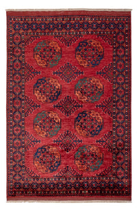 Afghaans tapijt - Kunduz - 234 x 176 cm - rood