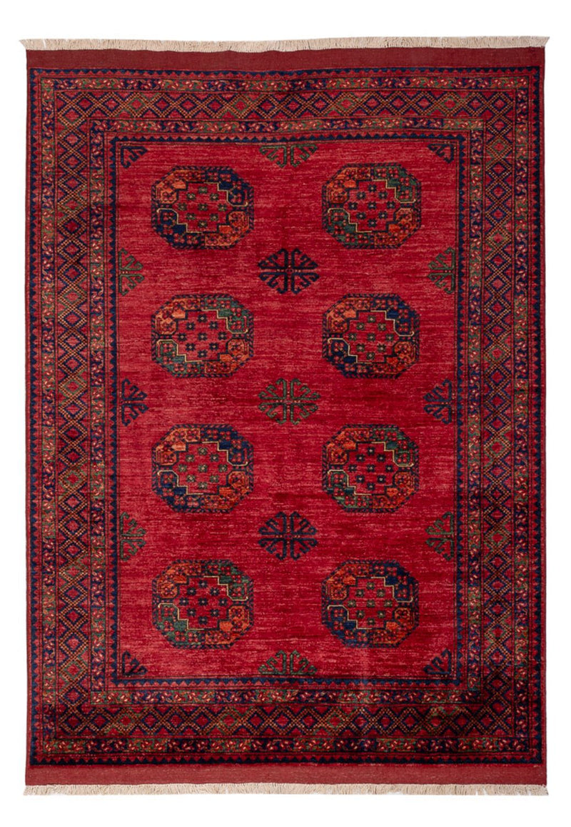 Afghaans tapijt - Kunduz - 241 x 176 cm - rood