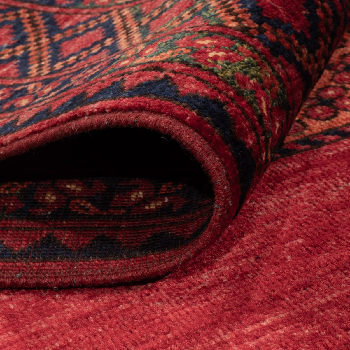 Afghaans tapijt - Kunduz - 241 x 176 cm - rood