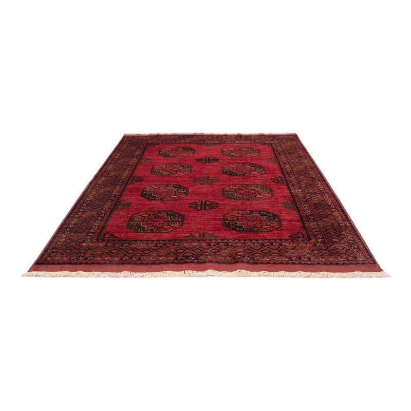 Afghaans tapijt - Kunduz - 241 x 176 cm - rood