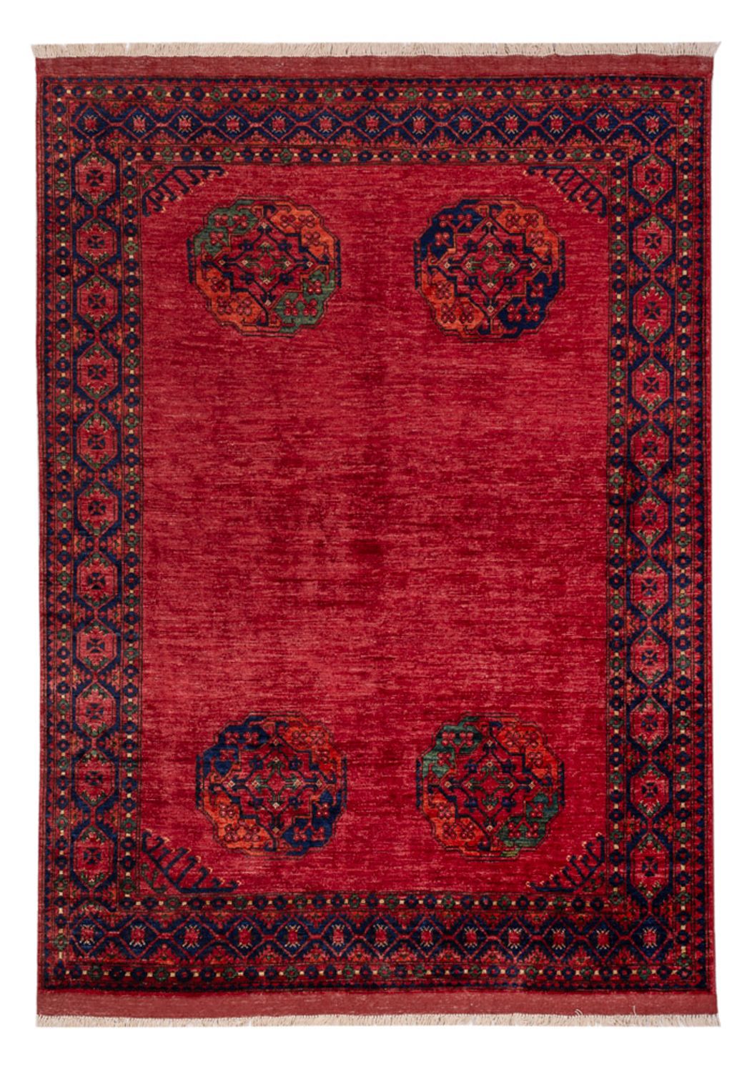 Afghaans tapijt - Kunduz - 244 x 177 cm - rood