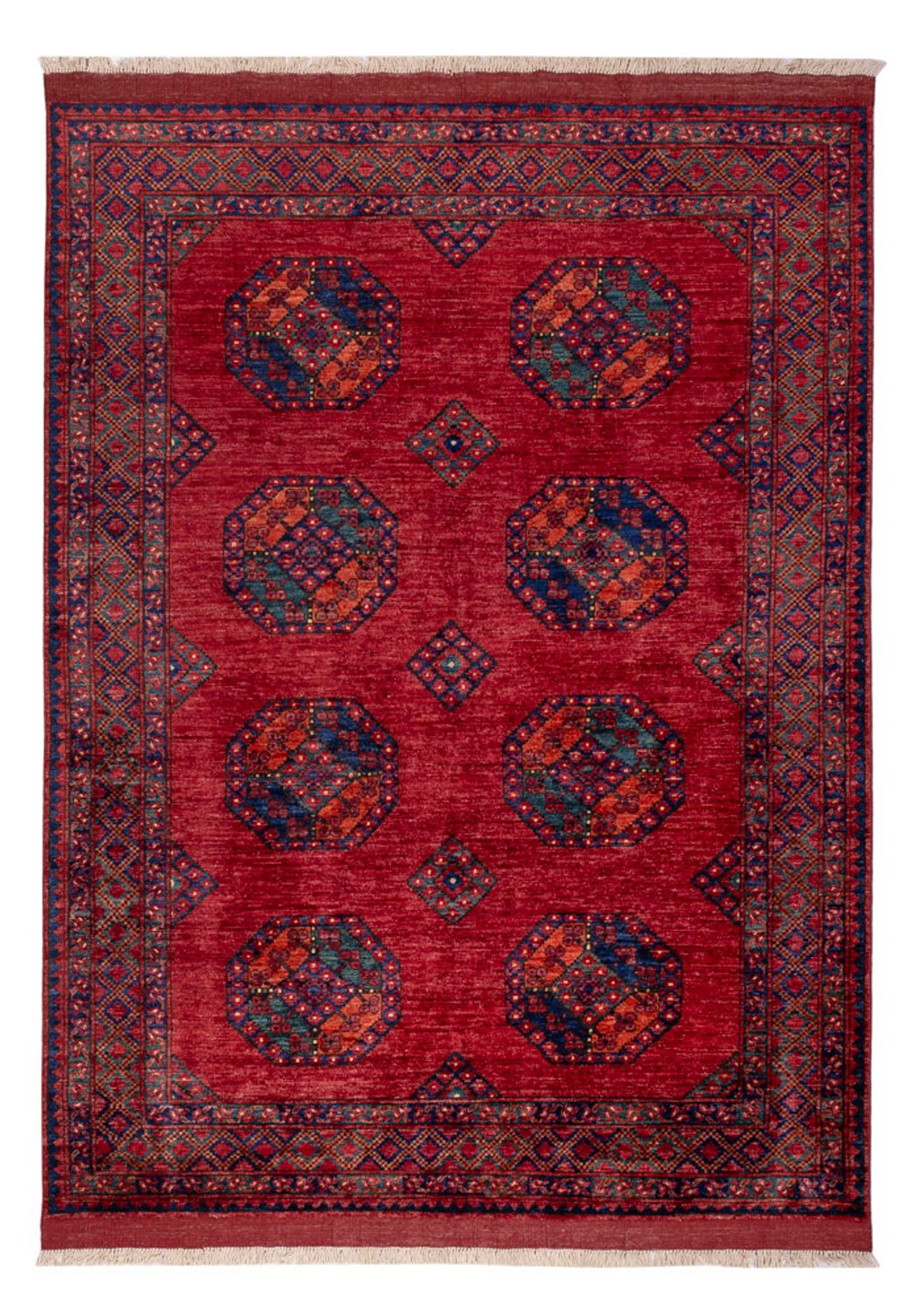 Afghaans tapijt - Kunduz - 243 x 177 cm - rood