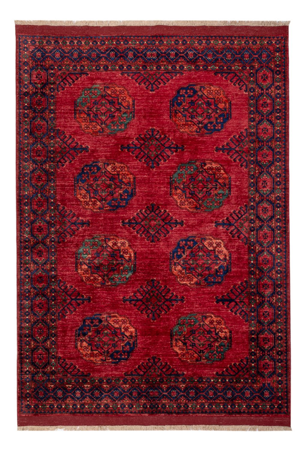 Afghaans tapijt - Kunduz - 241 x 174 cm - rood