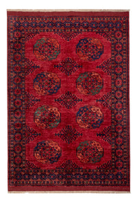 Afghaans tapijt - Kunduz - 241 x 174 cm - rood
