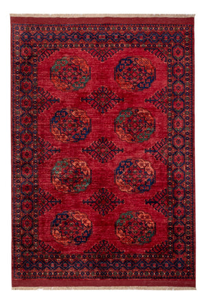 Afghaans tapijt - Kunduz - 241 x 174 cm - rood