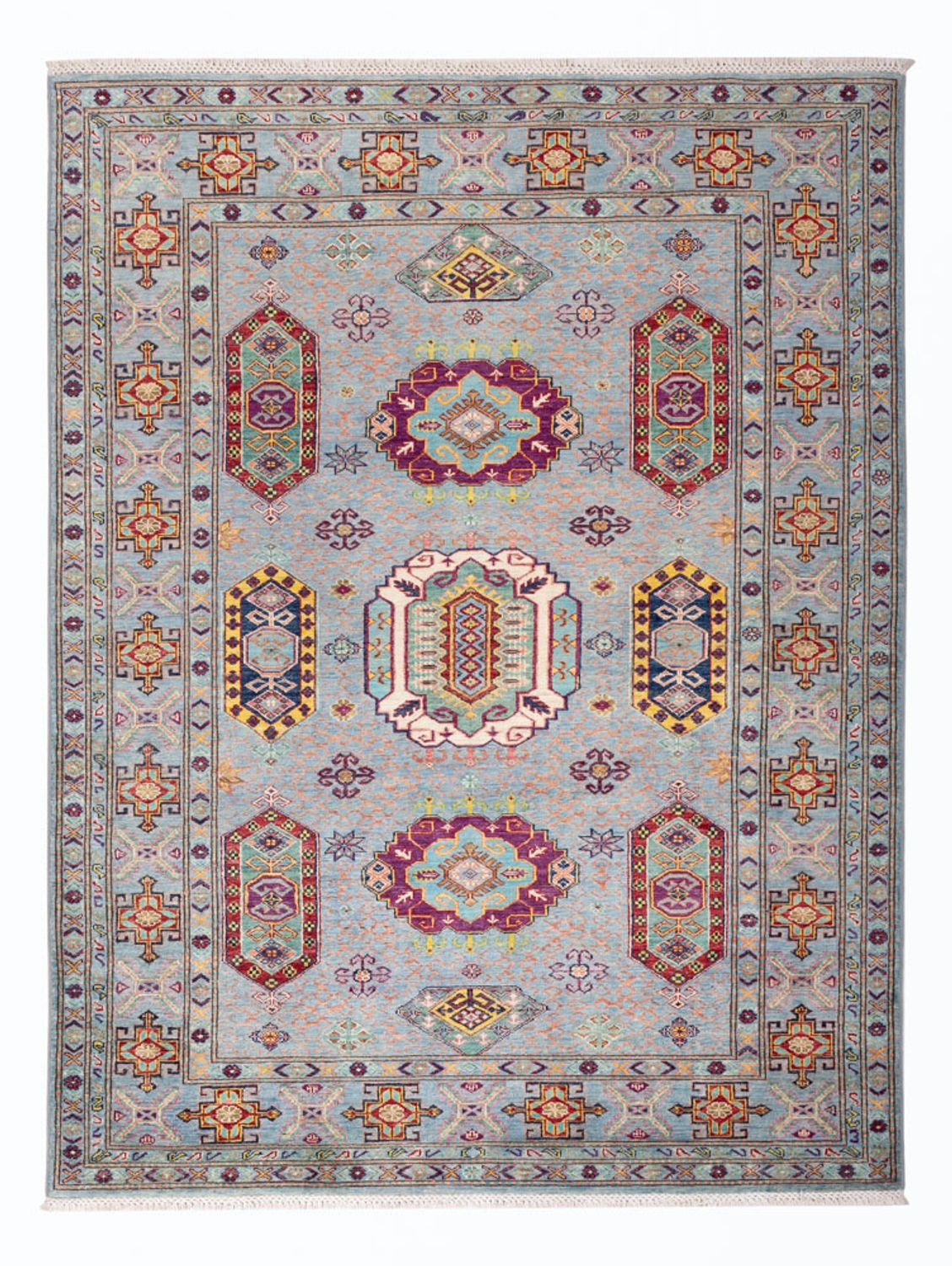 Ziegler Tapijt - Kazak - 233 x 172 cm - grijs