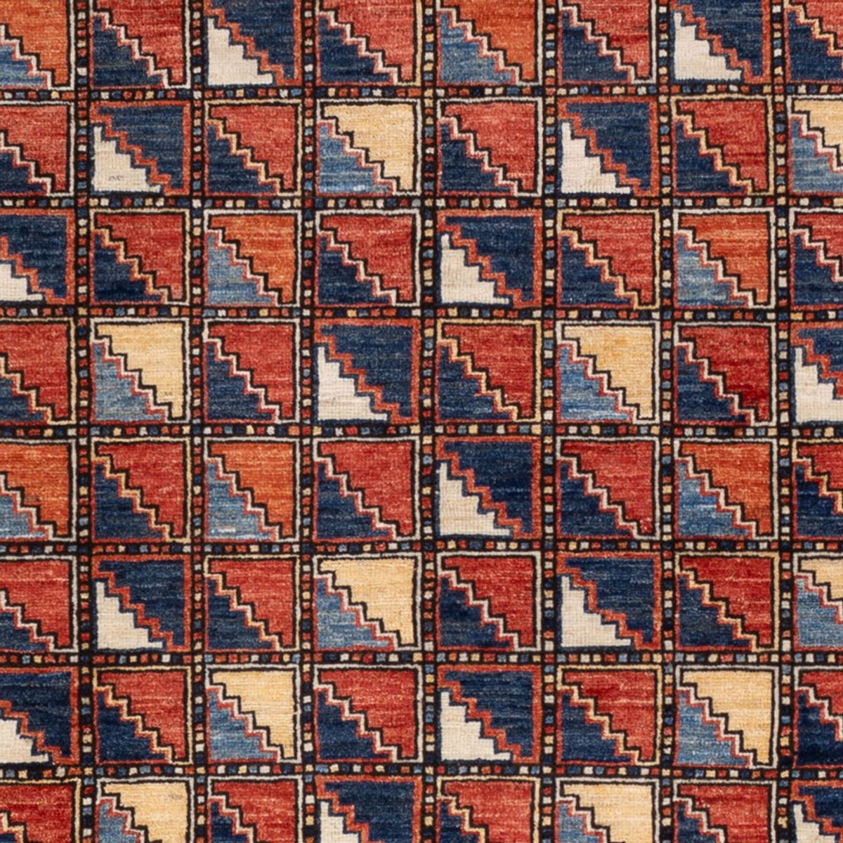 Afghaans tapijt - 215 x 176 cm - veelkleurig