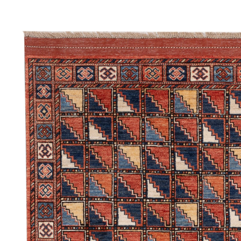 Afghaans tapijt - 215 x 176 cm - veelkleurig