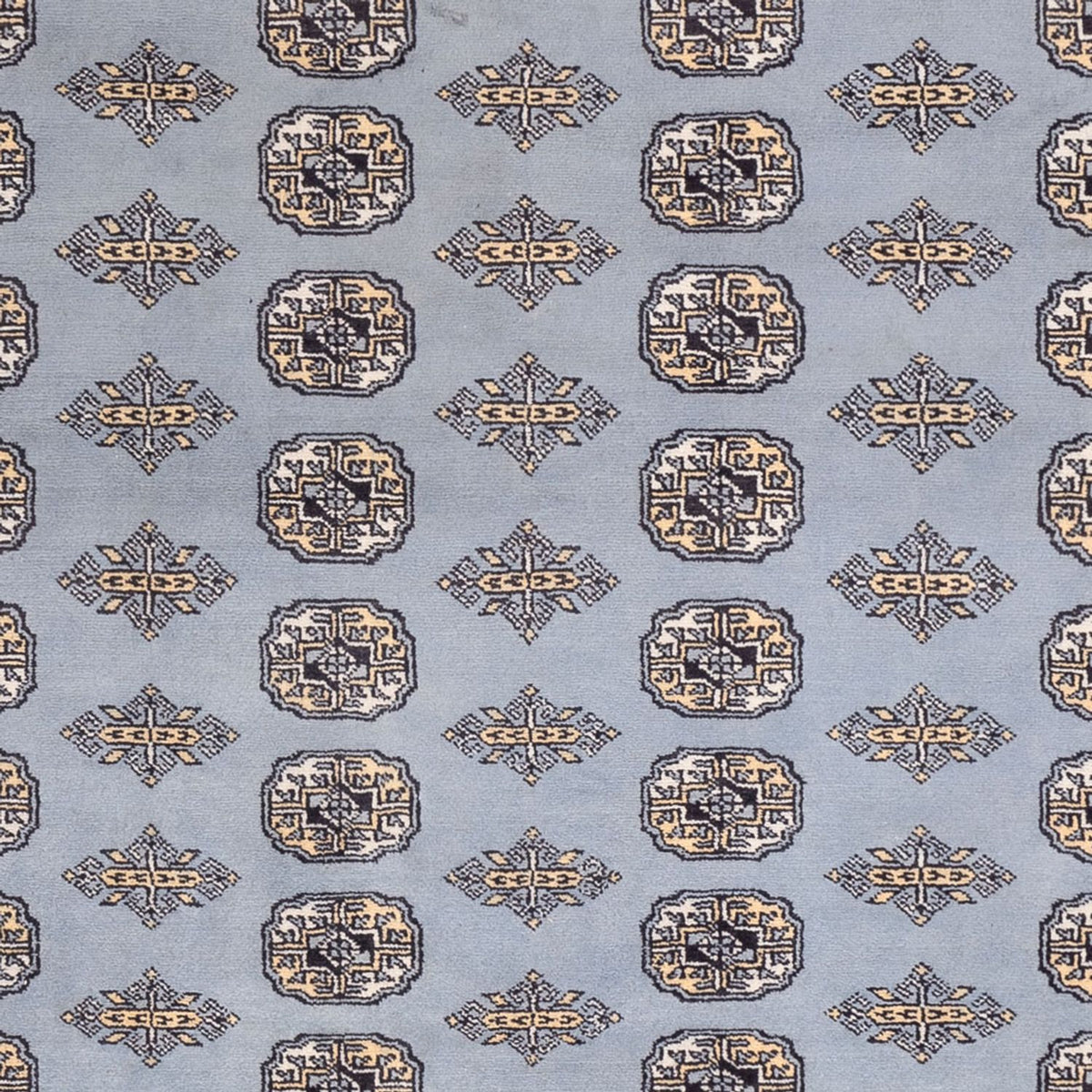 Afghaans tapijt - Bukhara - 300 x 204 cm - lichtgrijs