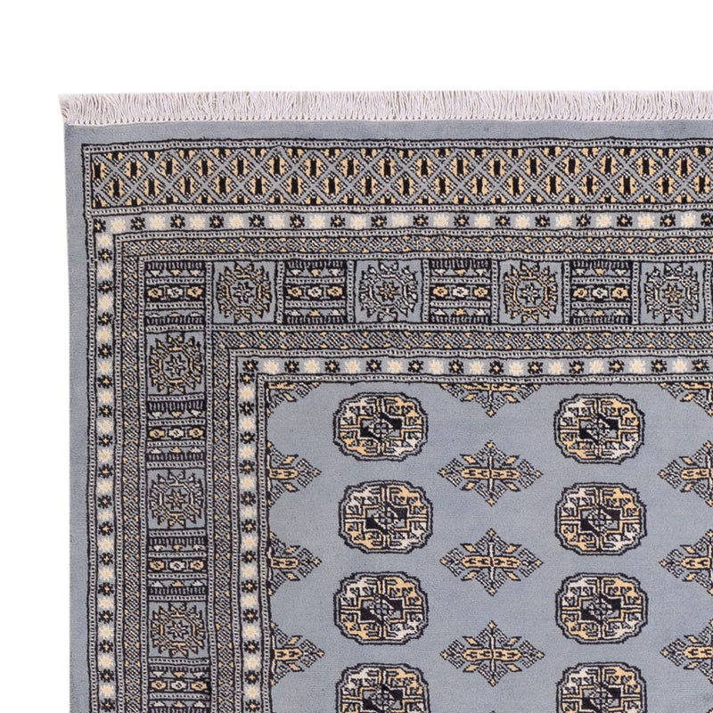 Afghaans tapijt - Bukhara - 300 x 204 cm - lichtgrijs