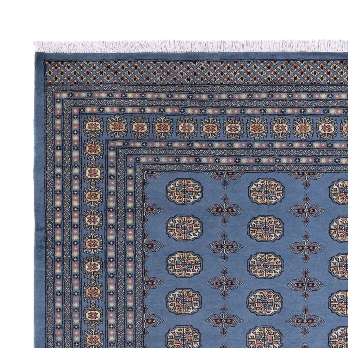 Afghaans tapijt - Bukhara - 297 x 250 cm - blauw