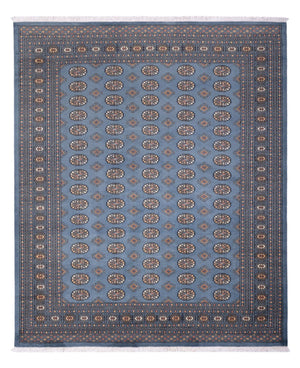 Afghaans tapijt - Bukhara - 305 x 249 cm - lichtblauw