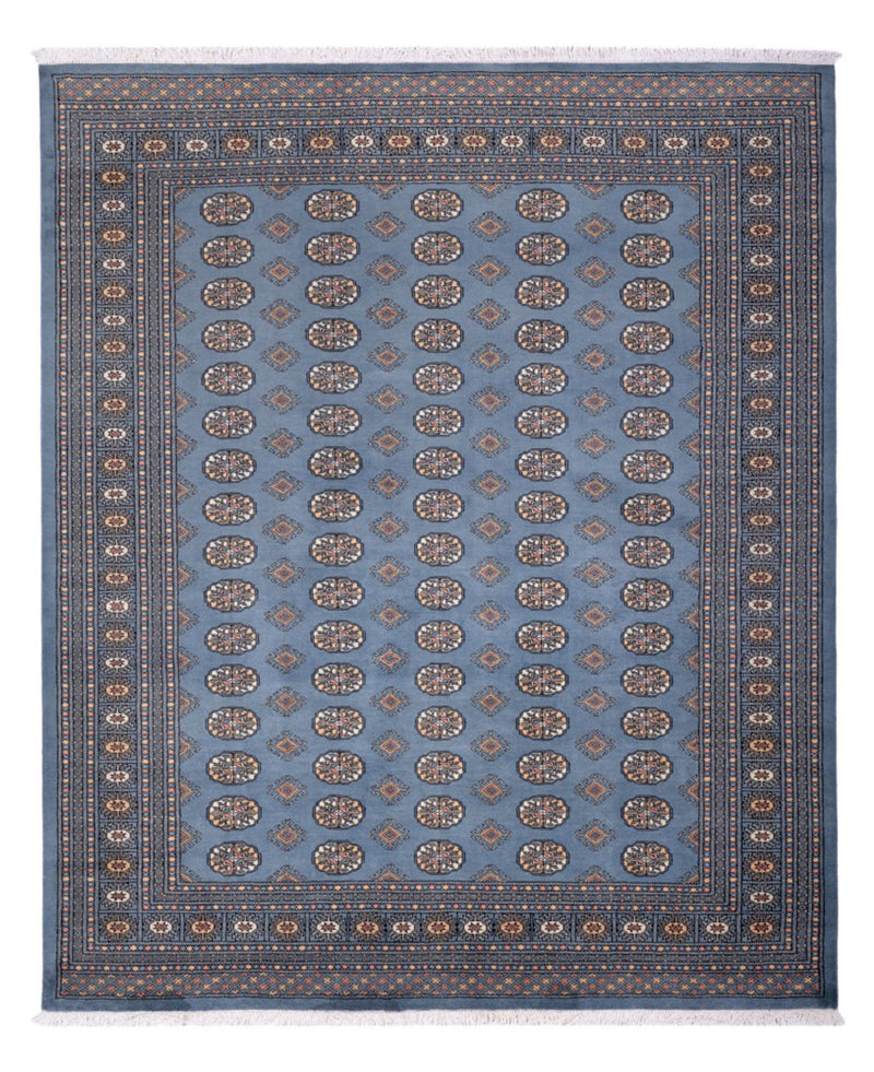Afghaans tapijt - Bukhara - 305 x 249 cm - lichtblauw