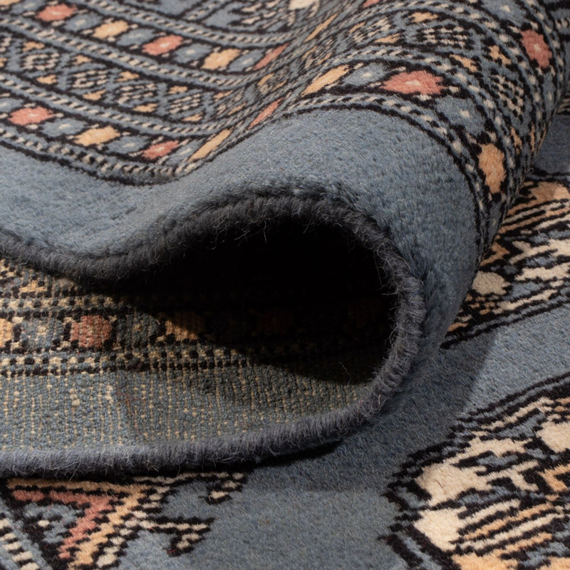 Afghaans tapijt - Bukhara - 305 x 249 cm - lichtblauw