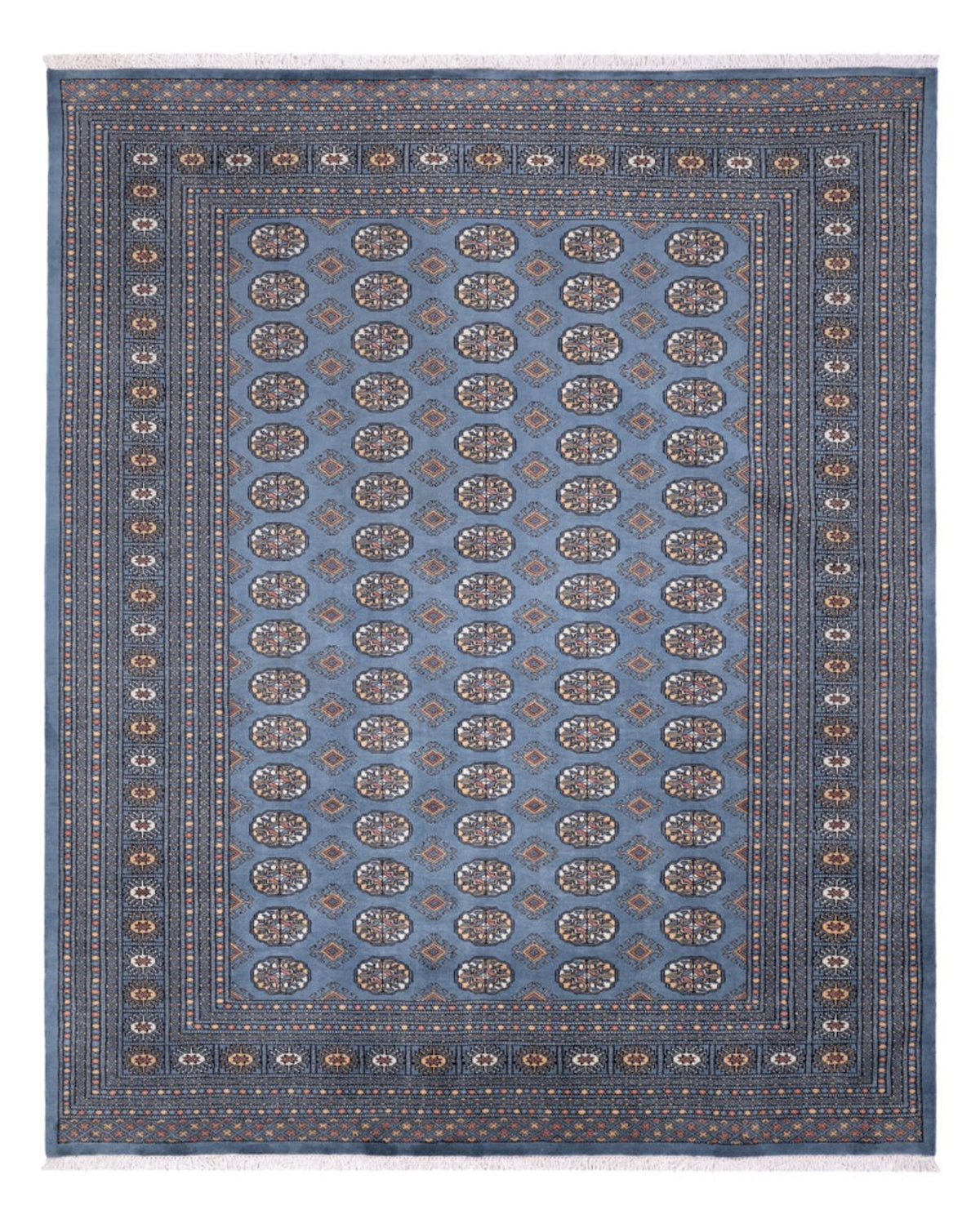 Afghaans tapijt - Bukhara - 309 x 248 cm - zee blauw