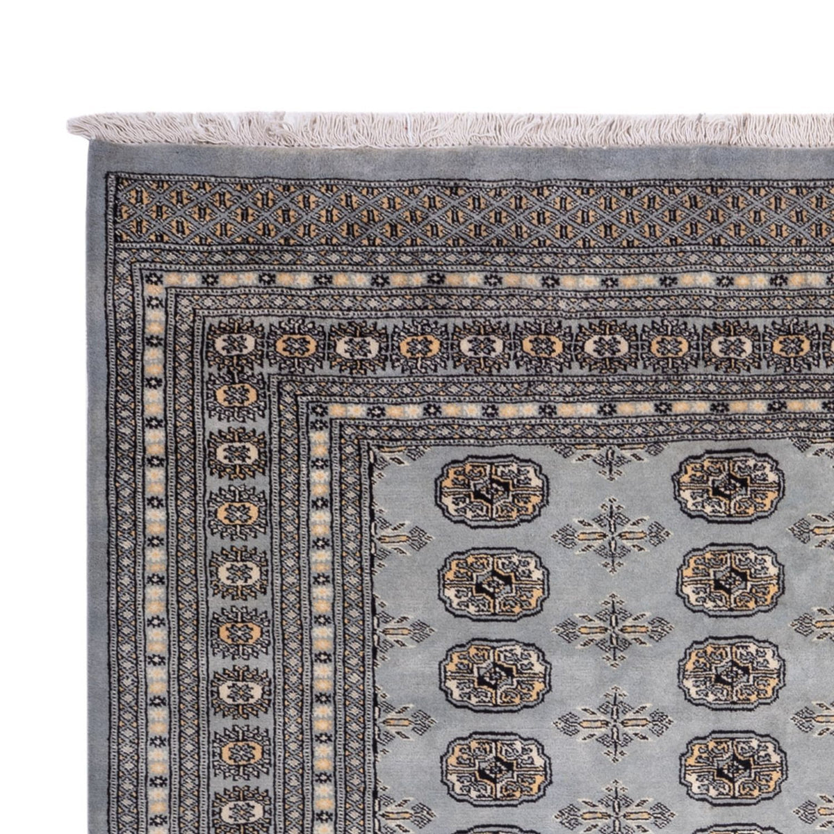 Afghaans tapijt - Bukhara - 310 x 207 cm - lichtblauw