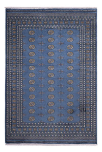 Afghaans tapijt - Bukhara - 305 x 203 cm - blauw