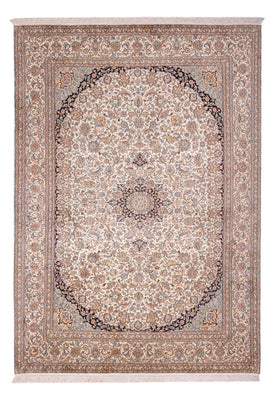 Zijden tapijt - Kashmir Silk - 309 x 213 cm - zand