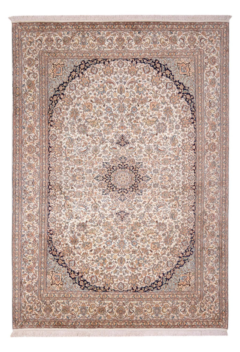 Zijden tapijt - Kashmir Silk - 309 x 213 cm - zand