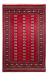 Bukhara Tapijt 197x306cm - Oosters Tapijt - Rechthoekig / Rood / 197 x 306 cm Rechthoekig