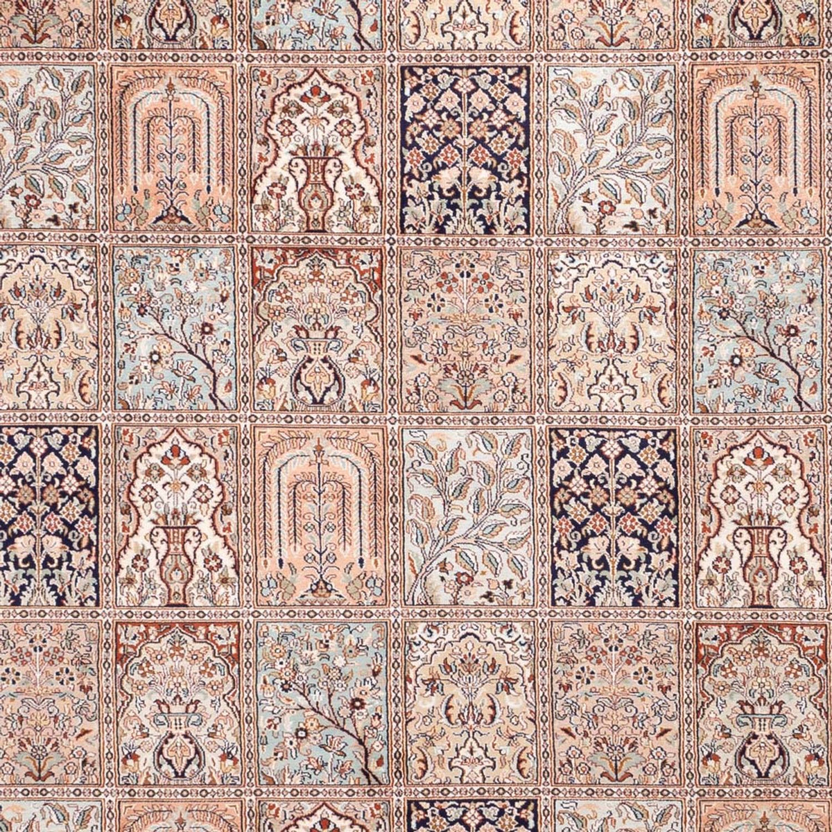 Zijden tapijt - Kashmir Silk - 304 x 246 cm - zand