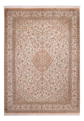 Zijden tapijt - Kashmir Silk - 290 x 205 cm - zand