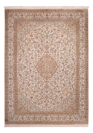 Zijden tapijt - Kashmir Silk - 290 x 205 cm - zand