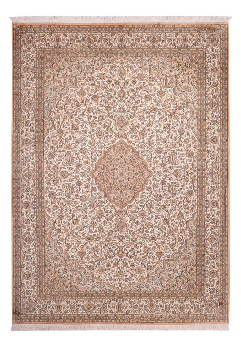 Zijden tapijt - Kashmir Silk - 290 x 205 cm - zand