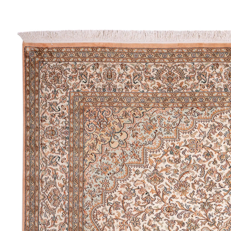 Zijden tapijt - Kashmir Silk - 290 x 205 cm - zand