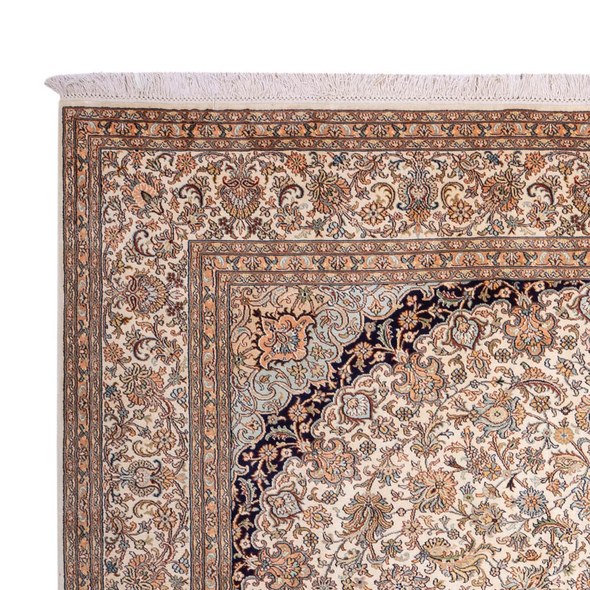 Zijden tapijt - Kashmir Silk - 309 x 217 cm - zand