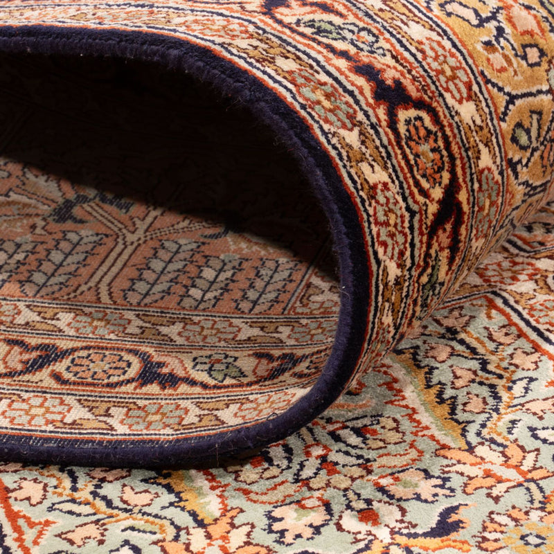 Zijden tapijt - Kashmir Silk - 308 x 242 cm - donker beige