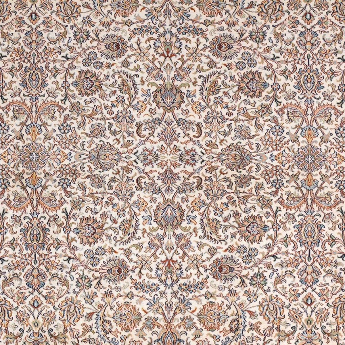 Zijden tapijt - Kashmir Silk - 326 x 216 cm - donker beige