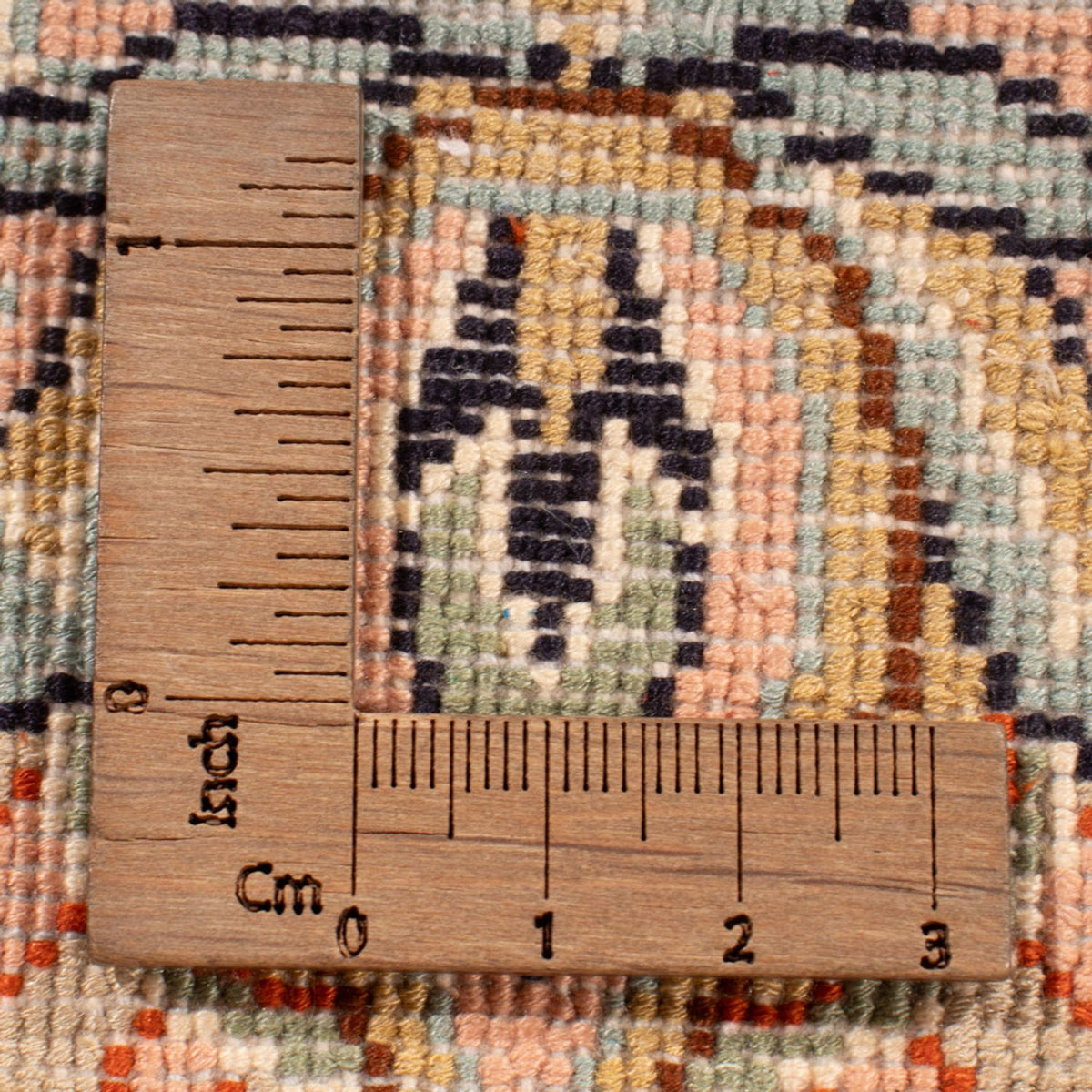 Zijden tapijt - Kashmir Silk - 318 x 216 cm - donker beige