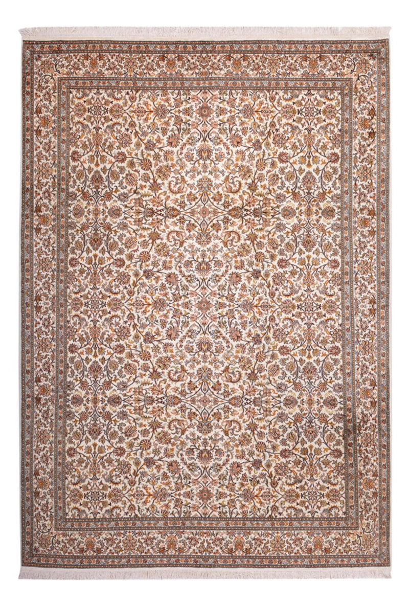 Zijden tapijt - Kashmir Silk - 305 x 213 cm - zand