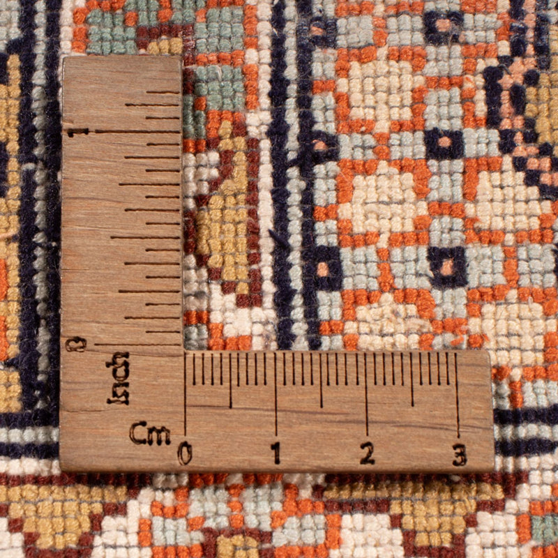 Zijden tapijt - Kashmir Silk - 317 x 221 cm - donker beige