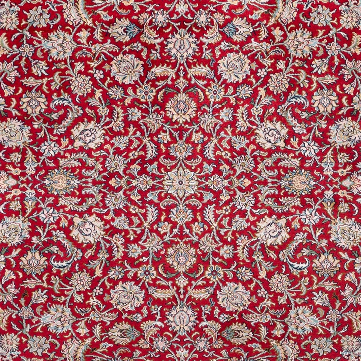 Zijden tapijt - Kashmir Silk - 302 x 216 cm - rood