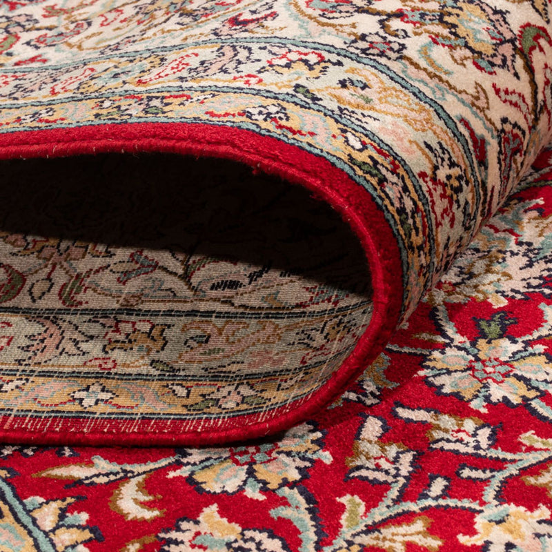 Zijden tapijt - Kashmir Silk - 302 x 216 cm - rood
