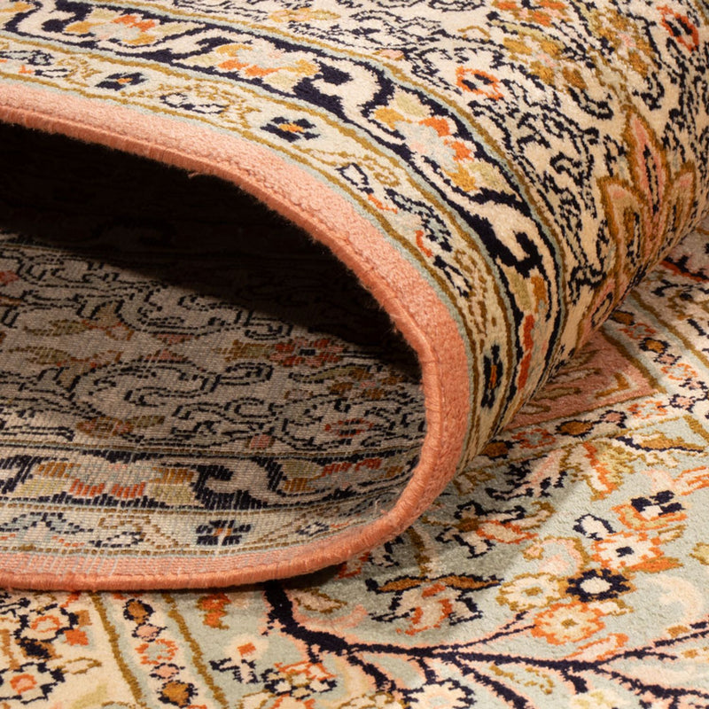 Zijden tapijt - Kashmir Silk - 316 x 220 cm - donker beige