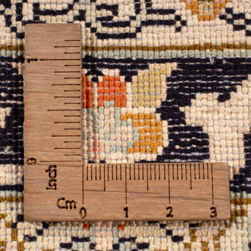 Zijden tapijt - Kashmir Silk - 316 x 220 cm - donker beige