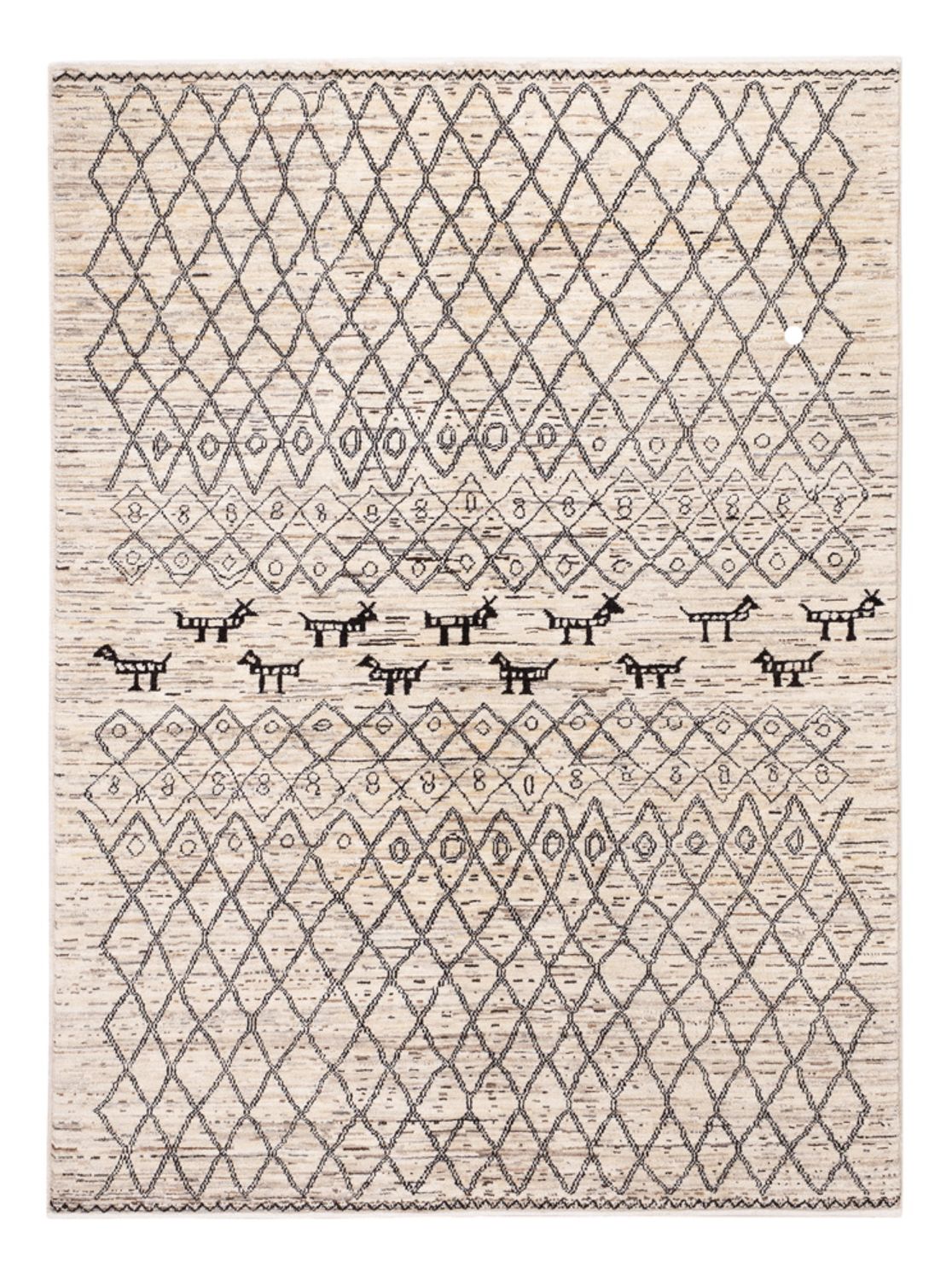 Berber tapijt - 200 x 148 cm - beige
