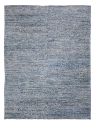 Berber tapijt - 360 x 274 cm - zee blauw