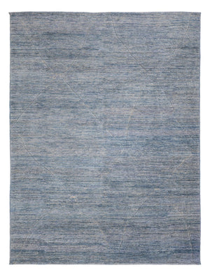 Berber tapijt - 360 x 274 cm - zee blauw