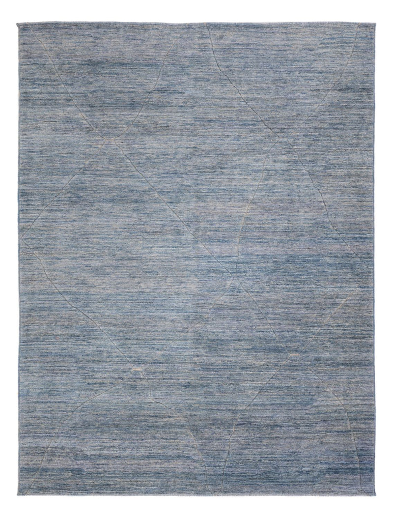 Berber tapijt - 360 x 274 cm - zee blauw