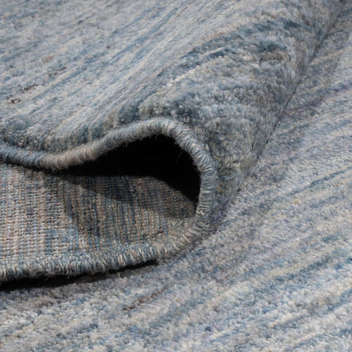 Berber tapijt - 360 x 274 cm - zee blauw