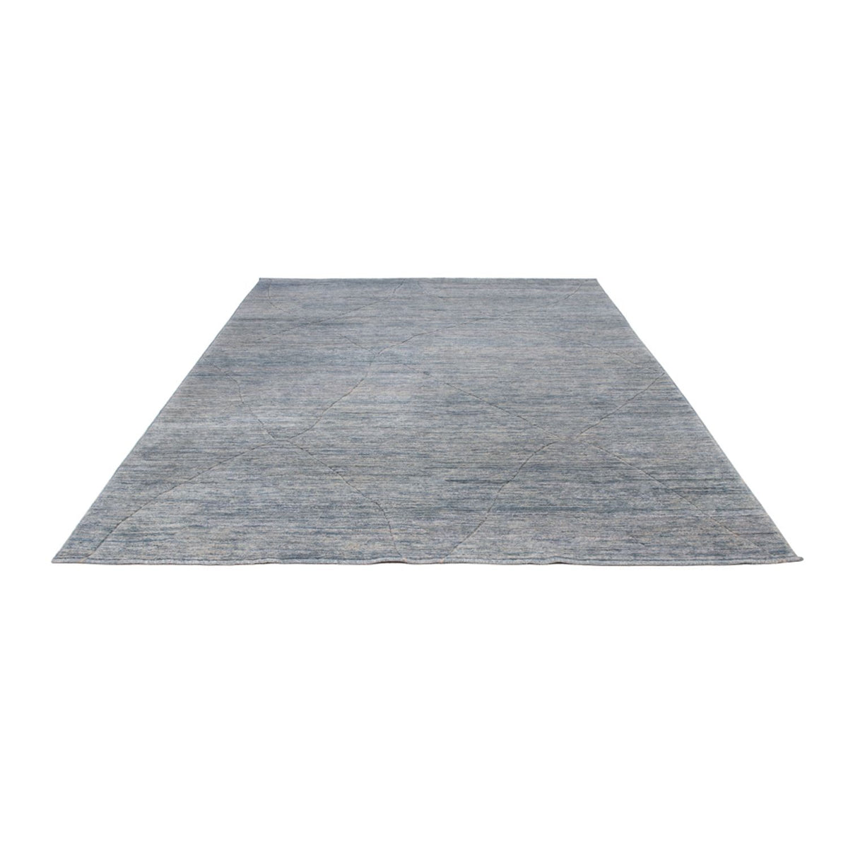 Berber tapijt - 360 x 274 cm - zee blauw